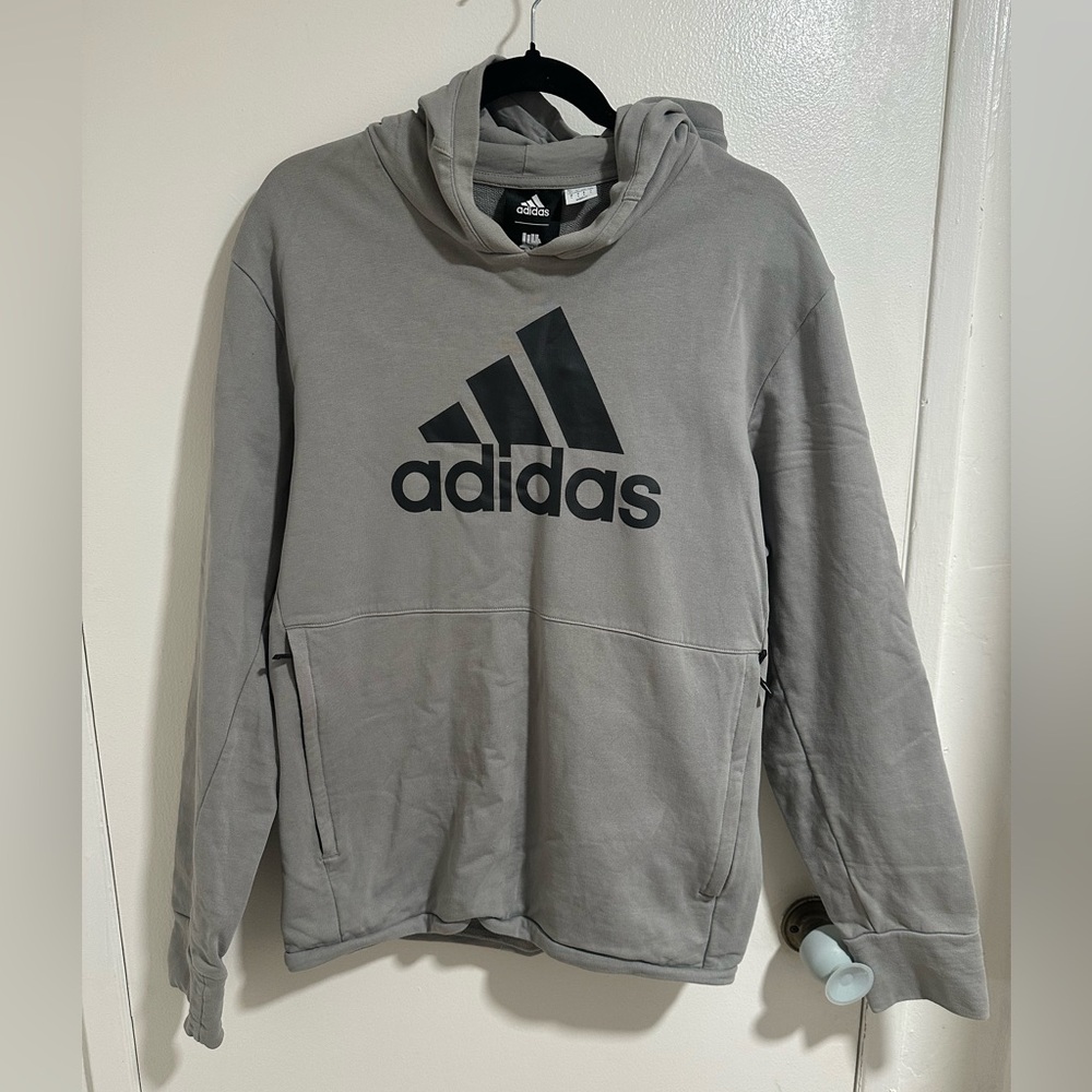 Adidas Undefeated Large Gray Hoodie